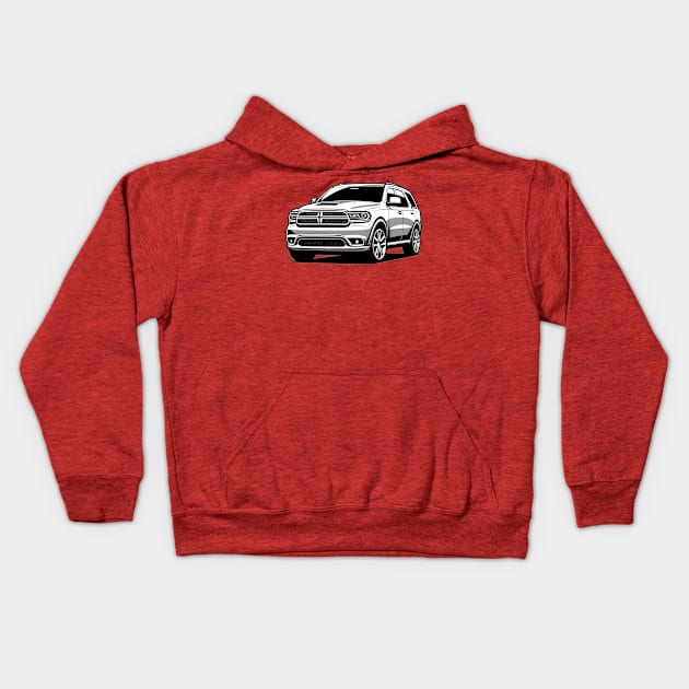 Dodge Durango Kids Hoodie by Vehicles-Art